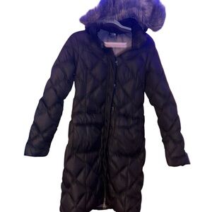 The North Face Women's Hooded Parka Down Puffer Jacket Black Size Small S